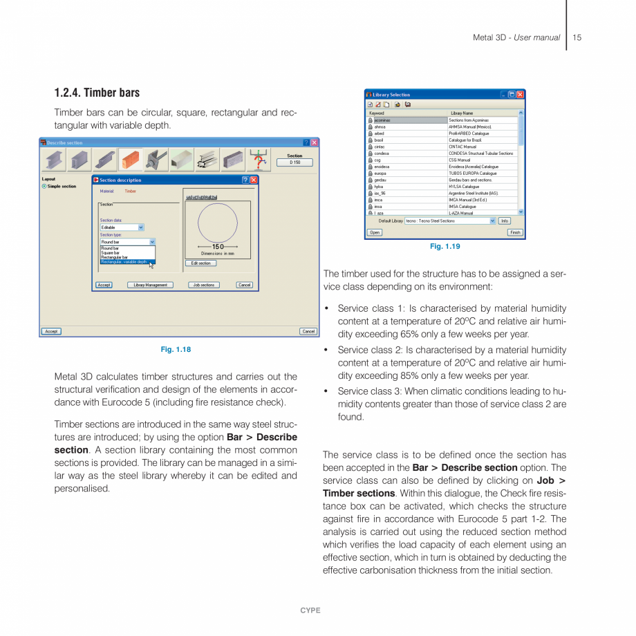 Pagina 15-Manual de utilizare CYPE CYPE 3D Instructiuni montaj, utilizare Engleza r can be deduced easily...