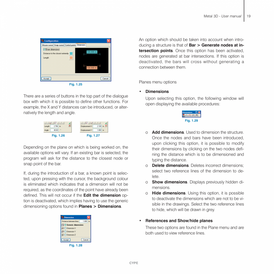 Pagina 19-Manual de utilizare CYPE CYPE 3D Instructiuni montaj, utilizare Engleza er
of filled openings at the...