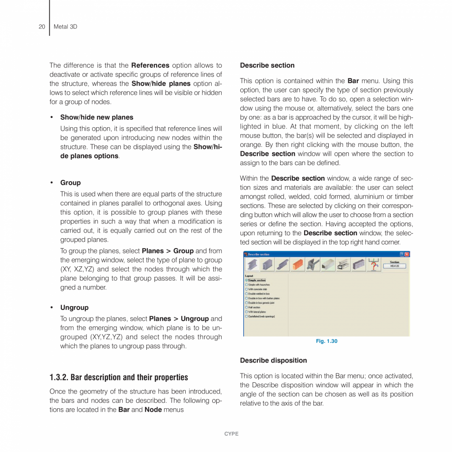 Pagina 20-Manual de utilizare CYPE CYPE 3D Instructiuni montaj, utilizare Engleza en using the option Double...