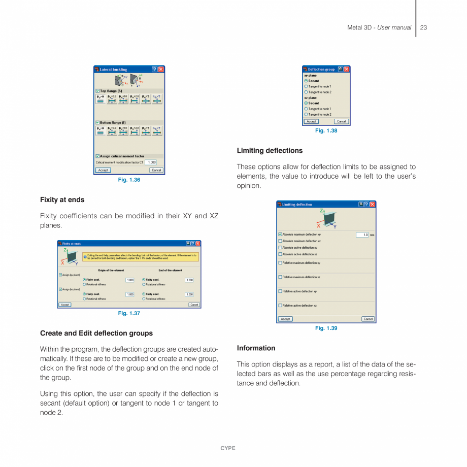 Pagina 23-Manual de utilizare CYPE CYPE 3D Instructiuni montaj, utilizare Engleza orporates an
automatic...