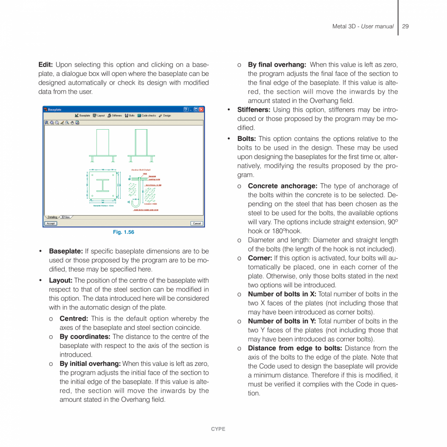 Pagina 29-Manual de utilizare CYPE CYPE 3D Instructiuni montaj, utilizare Engleza  material may be defined....