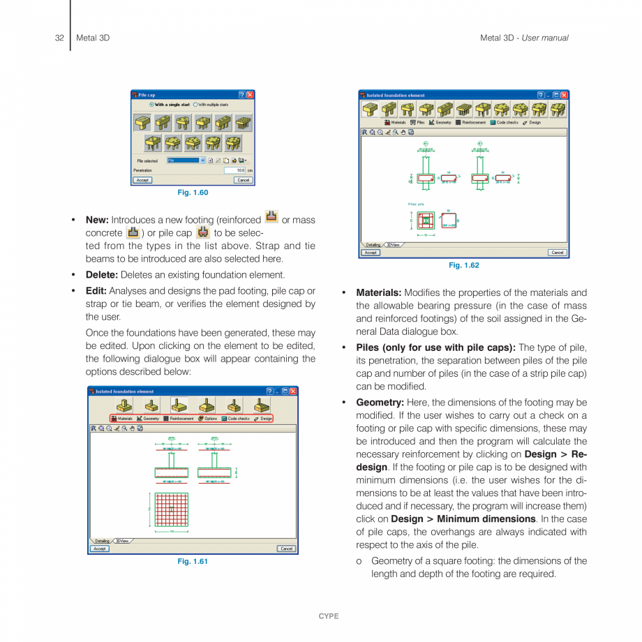 Pagina 32-Manual de utilizare CYPE CYPE 3D Instructiuni montaj, utilizare Engleza a structure is that of Bar >...