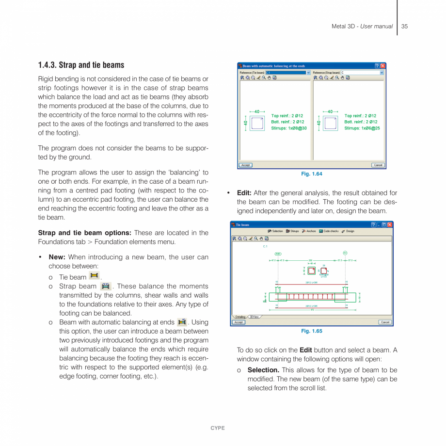 Pagina 35-Manual de utilizare CYPE CYPE 3D Instructiuni montaj, utilizare Engleza thin the
structure. These...