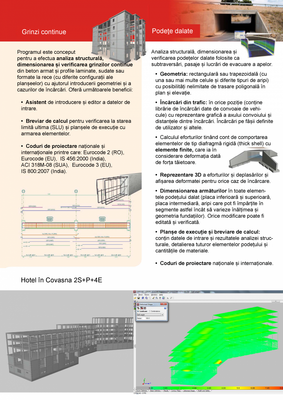 Pagina 6-CYPE Romania - Software pentru arhitectura, inginerie si constructii CYPE CYPE 3D, CYPECAD Catalog, ...