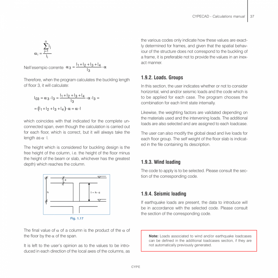 Pagina 37-Manual de calcule CYPE CYPECAD Fisa tehnica Engleza ore economic longitudinal reinforcement solution...