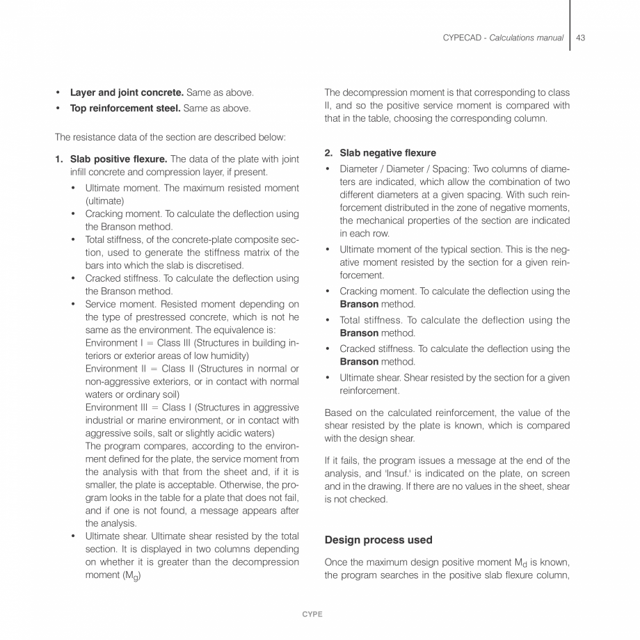 Pagina 43-Manual de calcule CYPE CYPECAD Fisa tehnica Engleza lysis
and therefore affect the final...