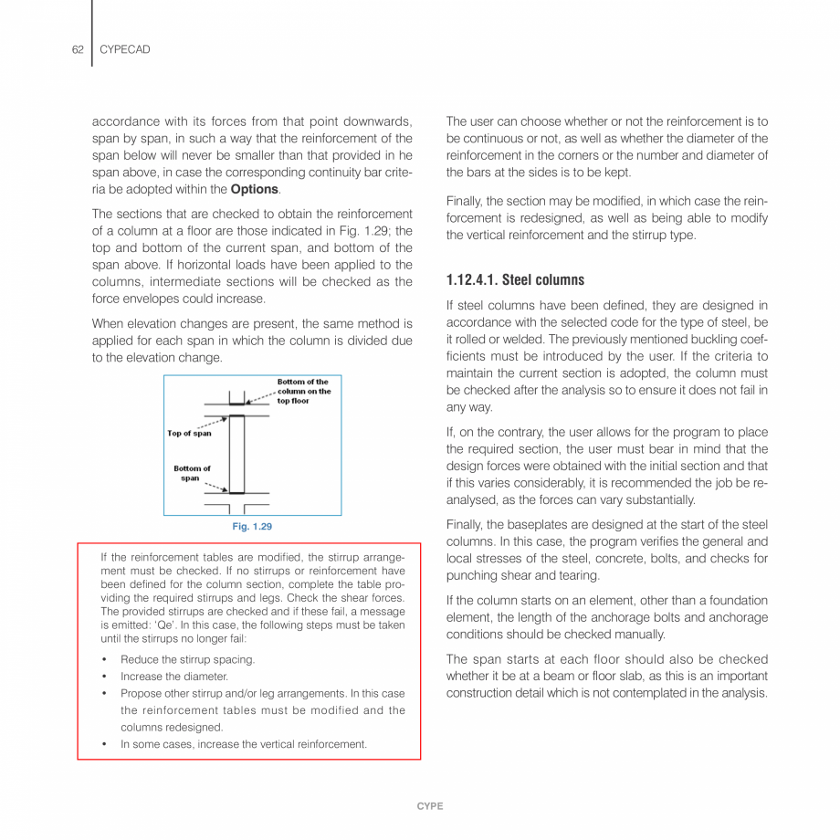Pagina 62-Manual de calcule CYPE CYPECAD Fisa tehnica Engleza  is only pressure in the windward direction:
...