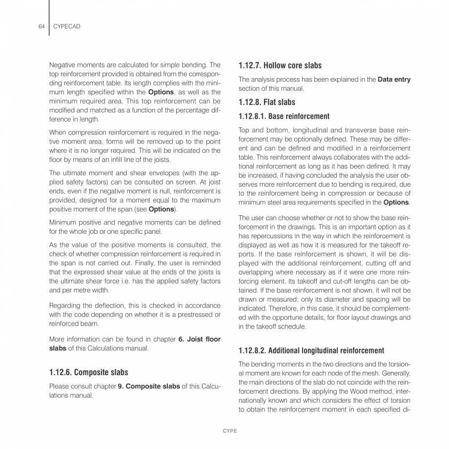 Pagina 64-Manual de calcule CYPE CYPECAD Fisa tehnica Engleza These curves display the total pressure as
a...