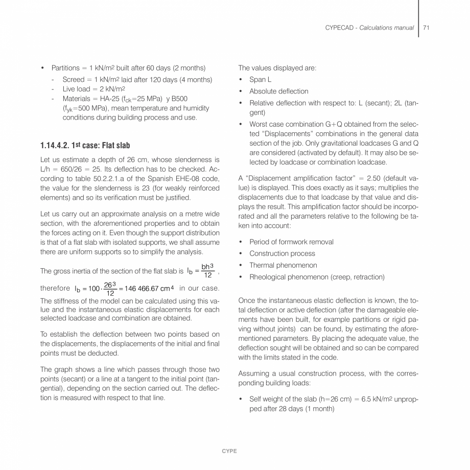 Pagina 71-Manual de calcule CYPE CYPECAD Fisa tehnica Engleza trix
M: Mass matrix

To carry out the dynamic...