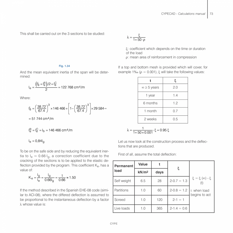 Pagina 73-Manual de calcule CYPE CYPECAD Fisa tehnica Engleza ull).

Therefore, for each dynamic degree of...