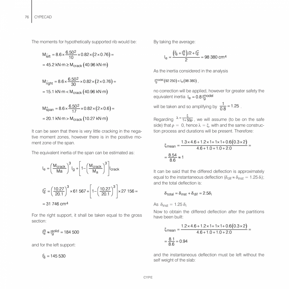 Pagina 76-Manual de calcule CYPE CYPECAD Fisa tehnica Engleza ns are multiplied by ±1, as the earthquake...