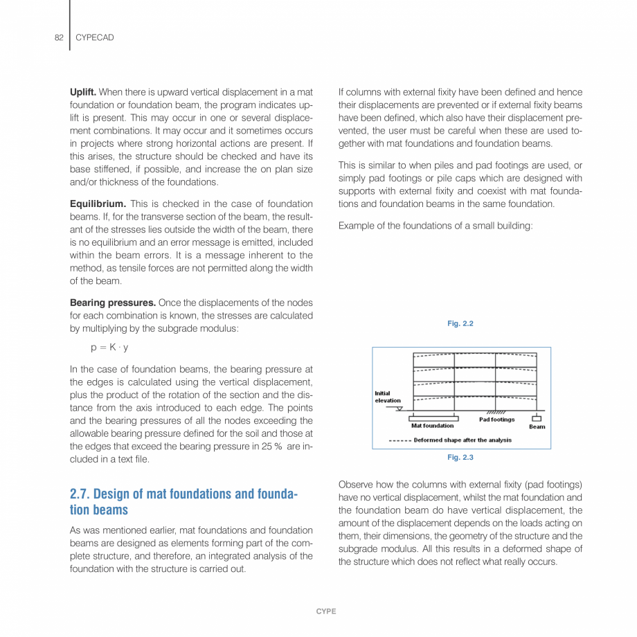 Pagina 82-Manual de calcule CYPE CYPECAD Fisa tehnica Engleza  new NB-1/2000 code, in a simplified manner, it ...
