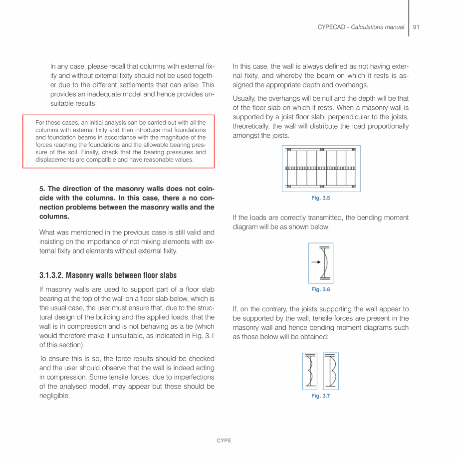 Pagina 91-Manual de calcule CYPE CYPECAD Fisa tehnica Engleza ng weighting coefficients, which the
program...