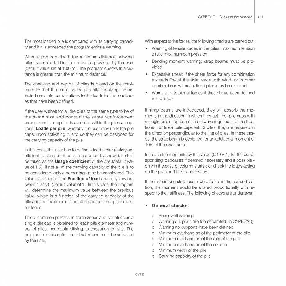 Pagina 111-Manual de calcule CYPE CYPECAD Fisa tehnica Engleza ameters at a given spacing. With such...