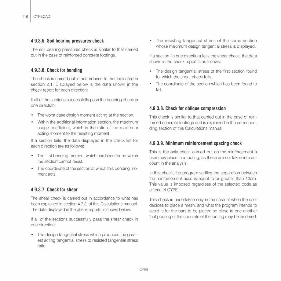 Pagina 116-Manual de calcule CYPE CYPECAD Fisa tehnica Engleza nd the total load, assuming a state of uniform...
