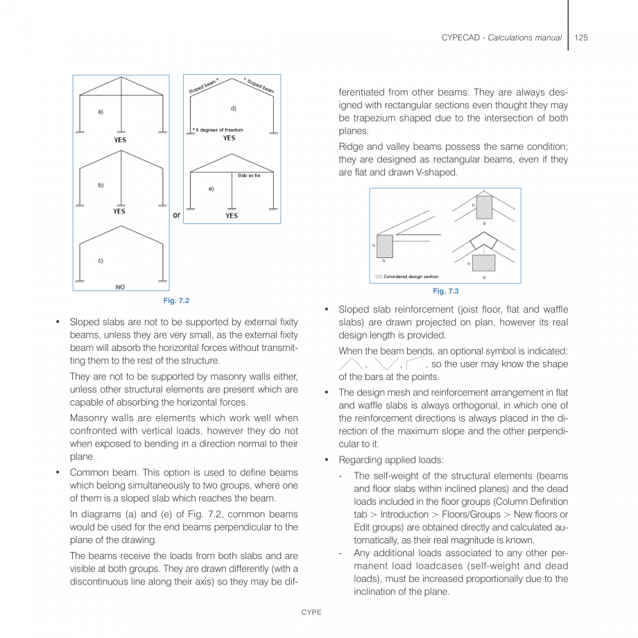 Pagina 125-Manual de calcule CYPE CYPECAD Fisa tehnica Engleza r openings may be introduced in existing flat or...