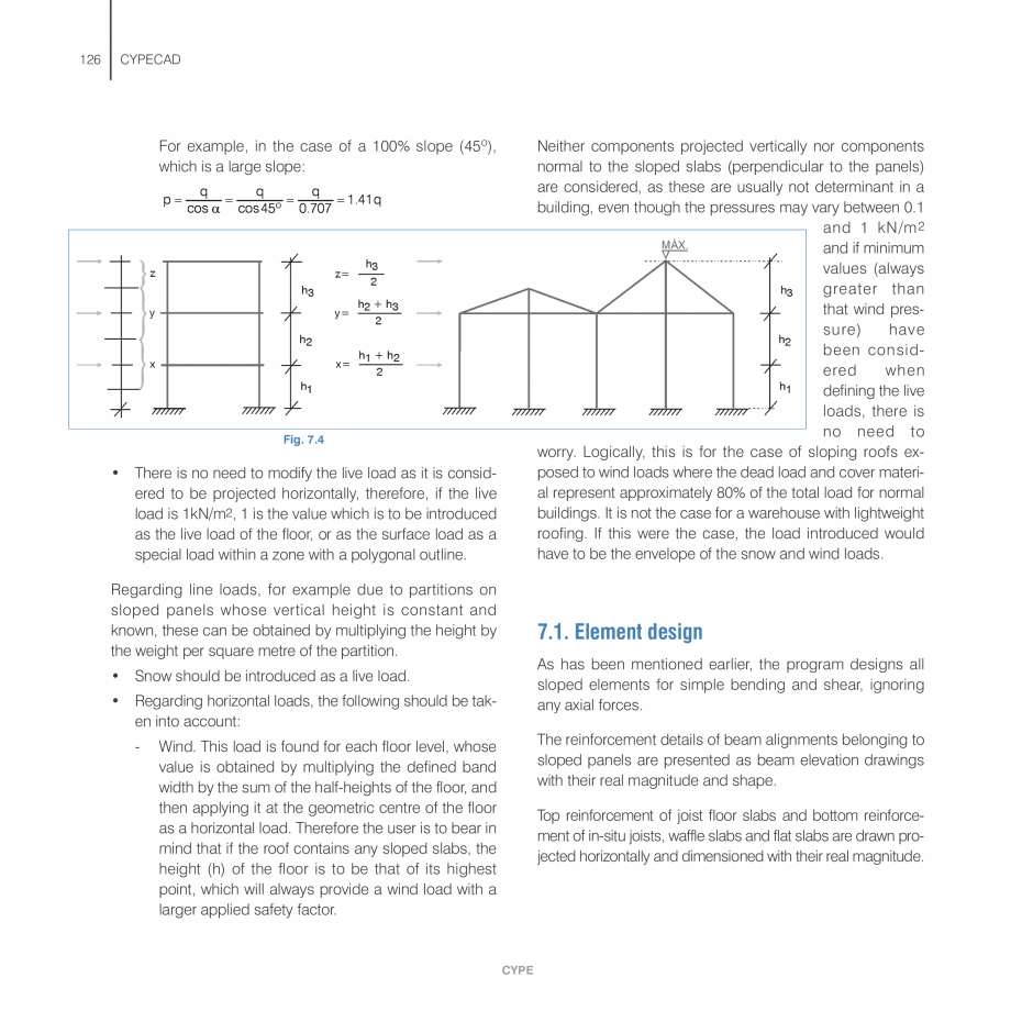 Pagina 126-Manual de calcule CYPE CYPECAD Fisa tehnica Engleza  changed to dropped
beams, indicating their...