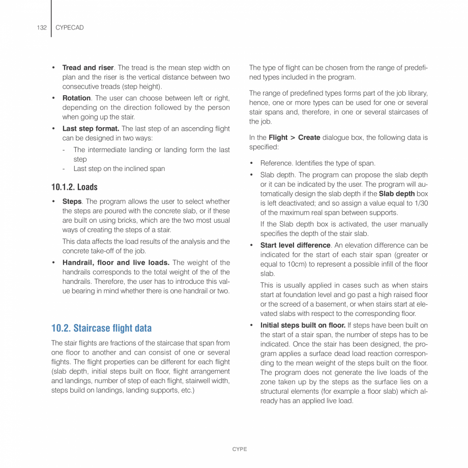 Pagina 132-Manual de calcule CYPE CYPECAD Fisa tehnica Engleza  each limit state.
In the fifth phase the...