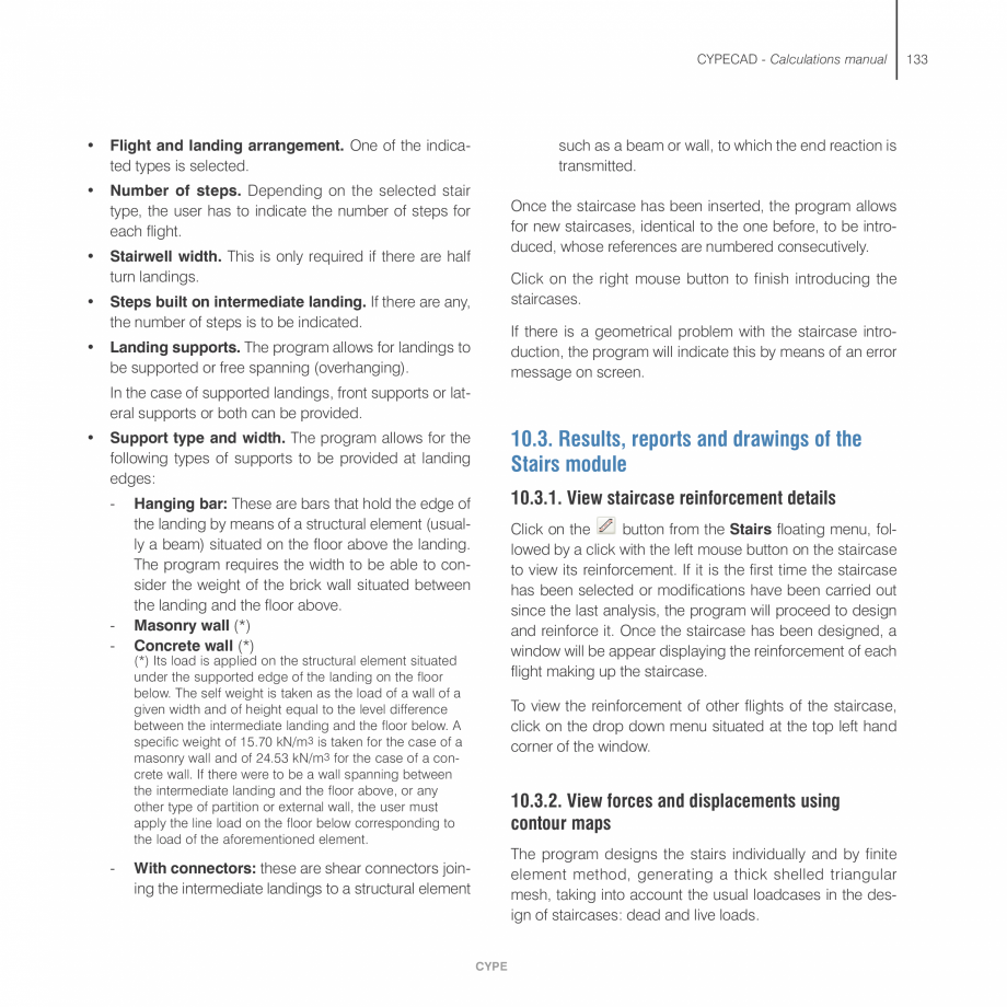 Pagina 133-Manual de calcule CYPE CYPECAD Fisa tehnica Engleza he analysis has finished, the results can be...