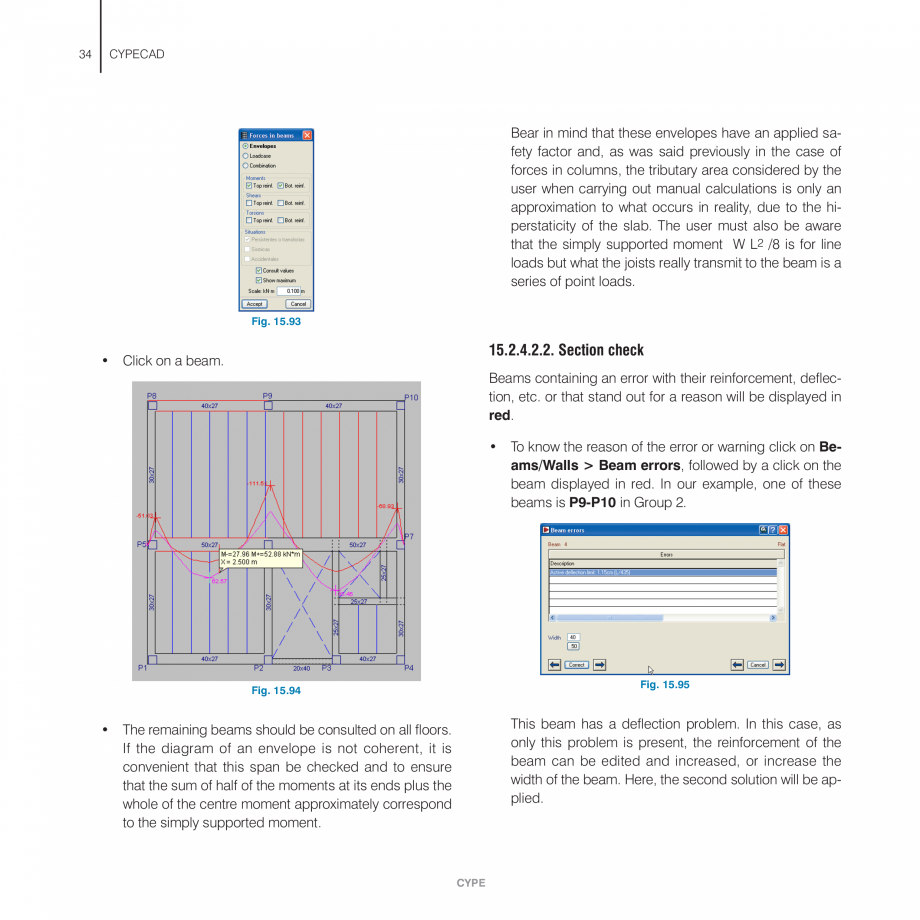 Pagina 34-Exemple practice CYPE CYPECAD Fisa tehnica Engleza ge, the name of the type
of joist slab is...