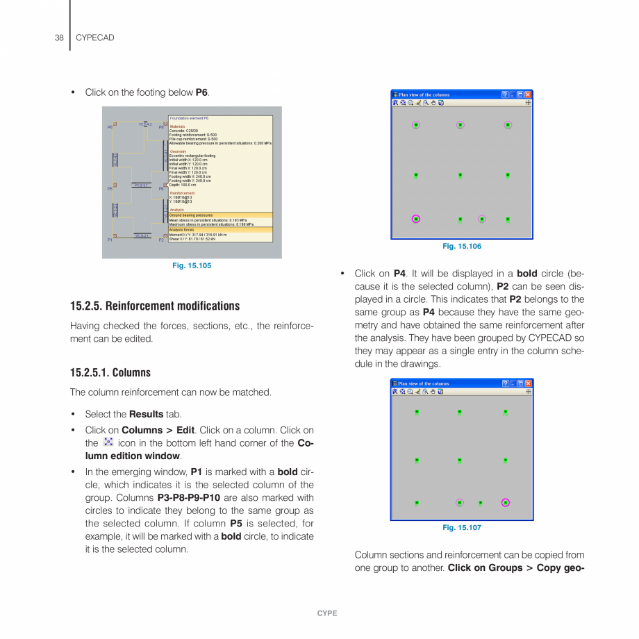 Pagina 38-Exemple practice CYPE CYPECAD Fisa tehnica Engleza  on both supports:
Fig. 15.61

The floor...