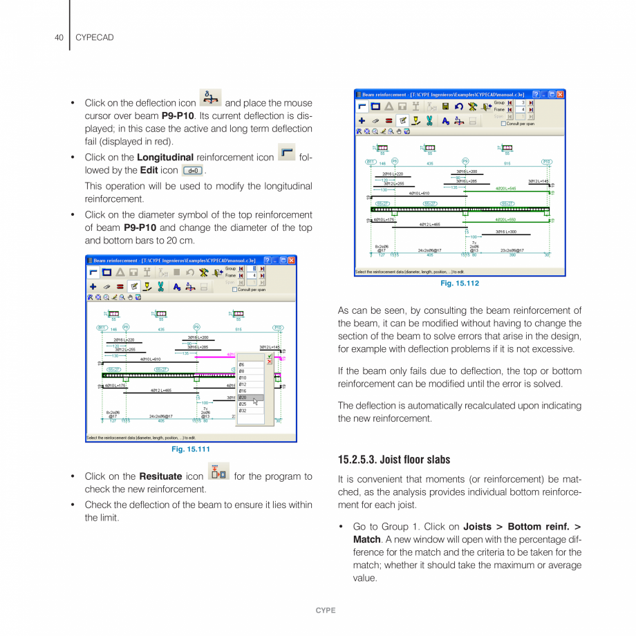 Pagina 40-Exemple practice CYPE CYPECAD Fisa tehnica Engleza ctivate the visibility of the loads by pressing...