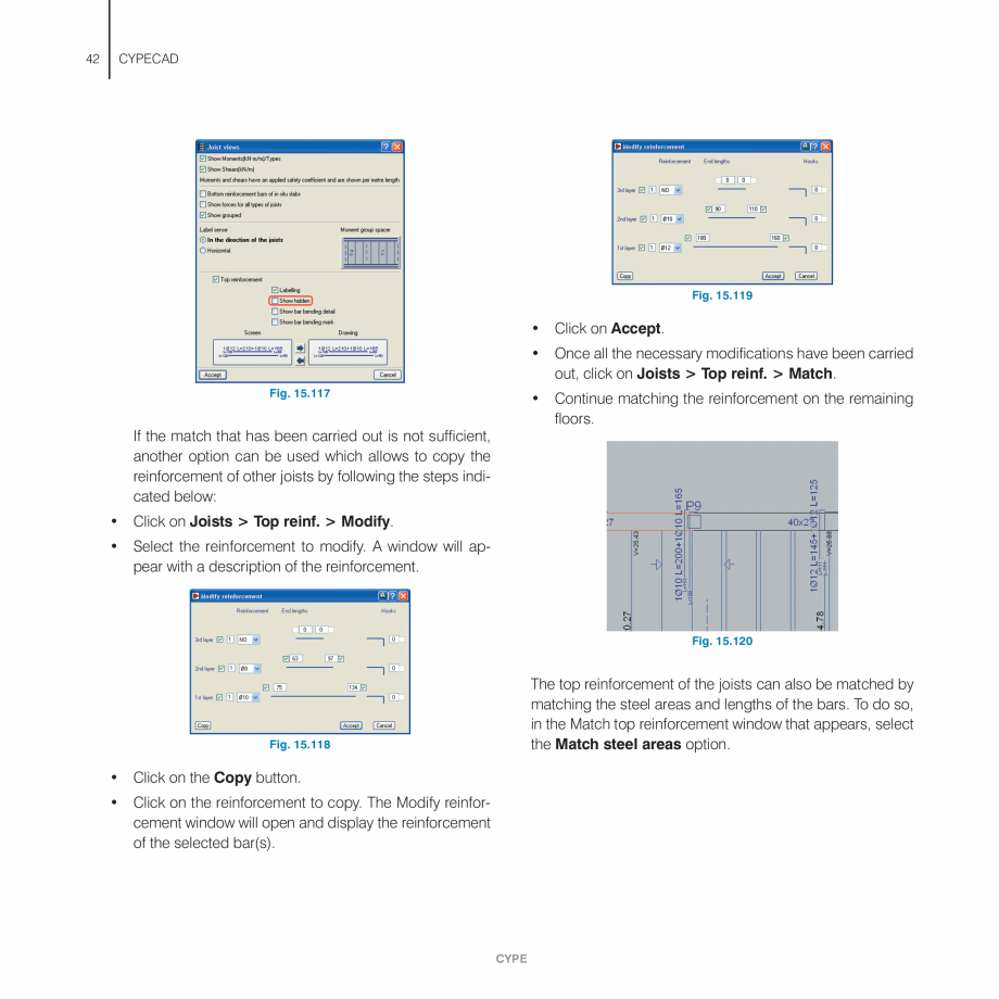 Pagina 42-Exemple practice CYPE CYPECAD Fisa tehnica Engleza ample. In this case use a 0.10 m wide...