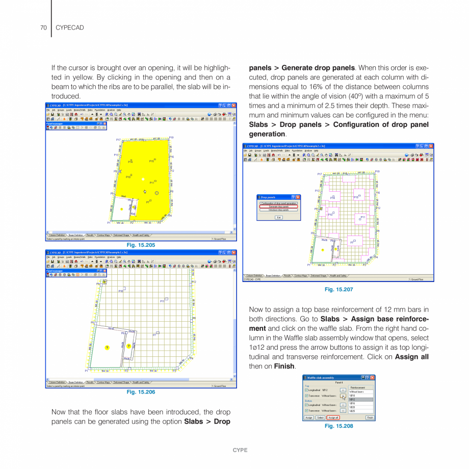 Pagina 70-Exemple practice CYPE CYPECAD Fisa tehnica Engleza w the steps indicated below:

The formats of the ...