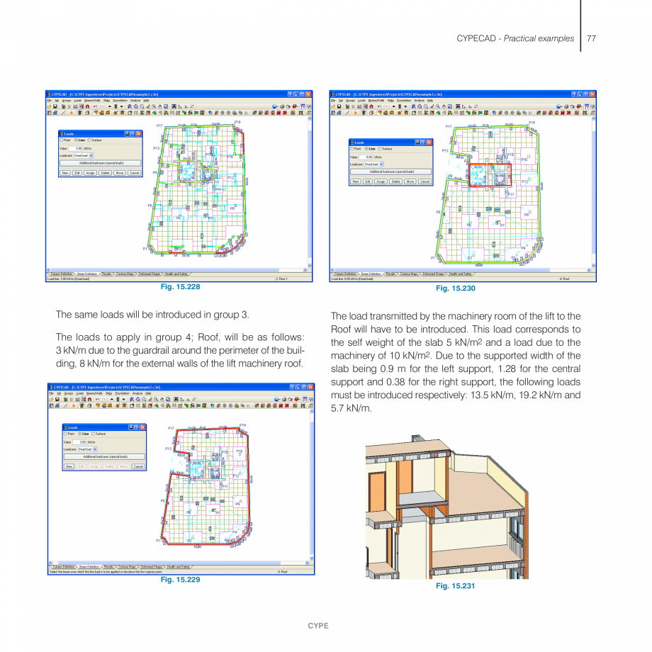 Pagina 77 - Exemple practice CYPE CYPECAD Fisa tehnica Engleza ng on the floor slabs will depending ...