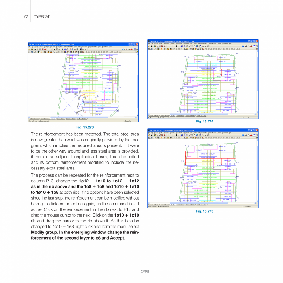 Pagina 92-Exemple practice CYPE CYPECAD Fisa tehnica Engleza s must be reorganised so that their references...