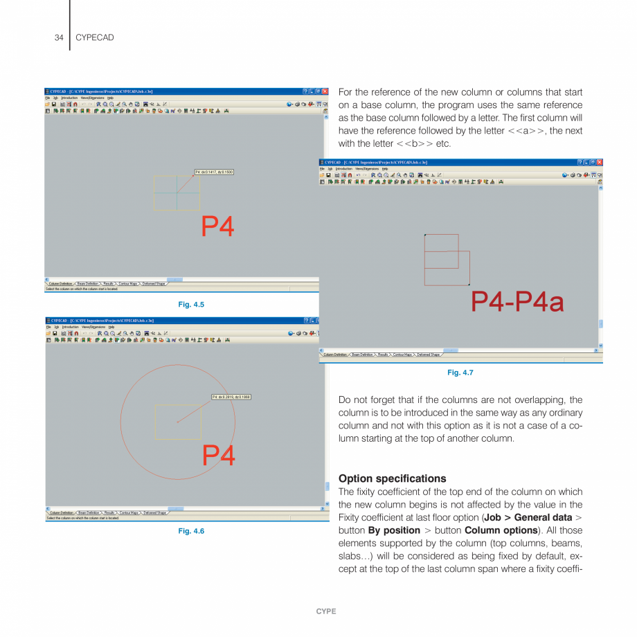 Pagina 34 - Manual de utilizare CYPE CYPECAD Instructiuni montaj, utilizare Engleza ror...