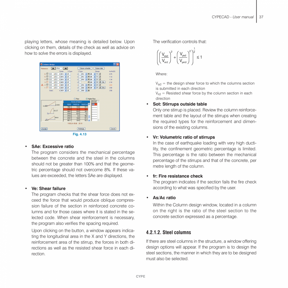 Pagina 37-Manual de utilizare CYPE CYPECAD Instructiuni montaj, utilizare Engleza evious dialogue box (File...