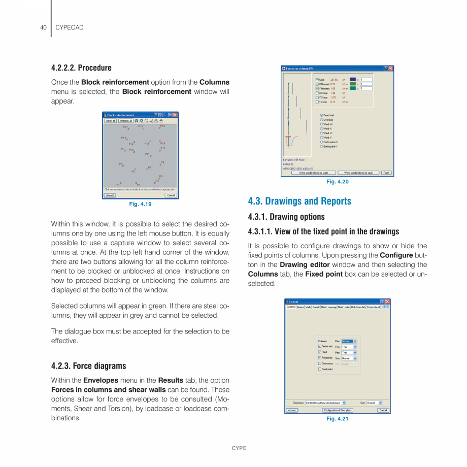 Pagina 40-Manual de utilizare CYPE CYPECAD Instructiuni montaj, utilizare Engleza ddresses so
the user may...
