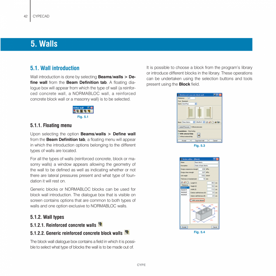 Pagina 42-Manual de utilizare CYPE CYPECAD Instructiuni montaj, utilizare Engleza es will appear in the...