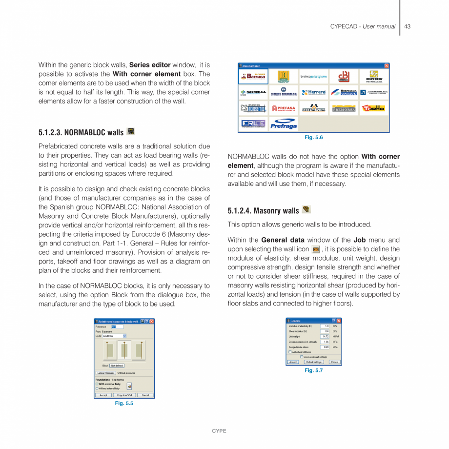 Pagina 43 - Manual de utilizare CYPE CYPECAD Instructiuni montaj, utilizare Engleza oordinate origin...