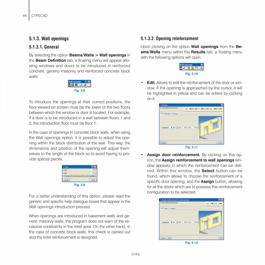 Pagina 44-Manual de utilizare CYPE CYPECAD Instructiuni montaj, utilizare Engleza  clicking on
to
change the...