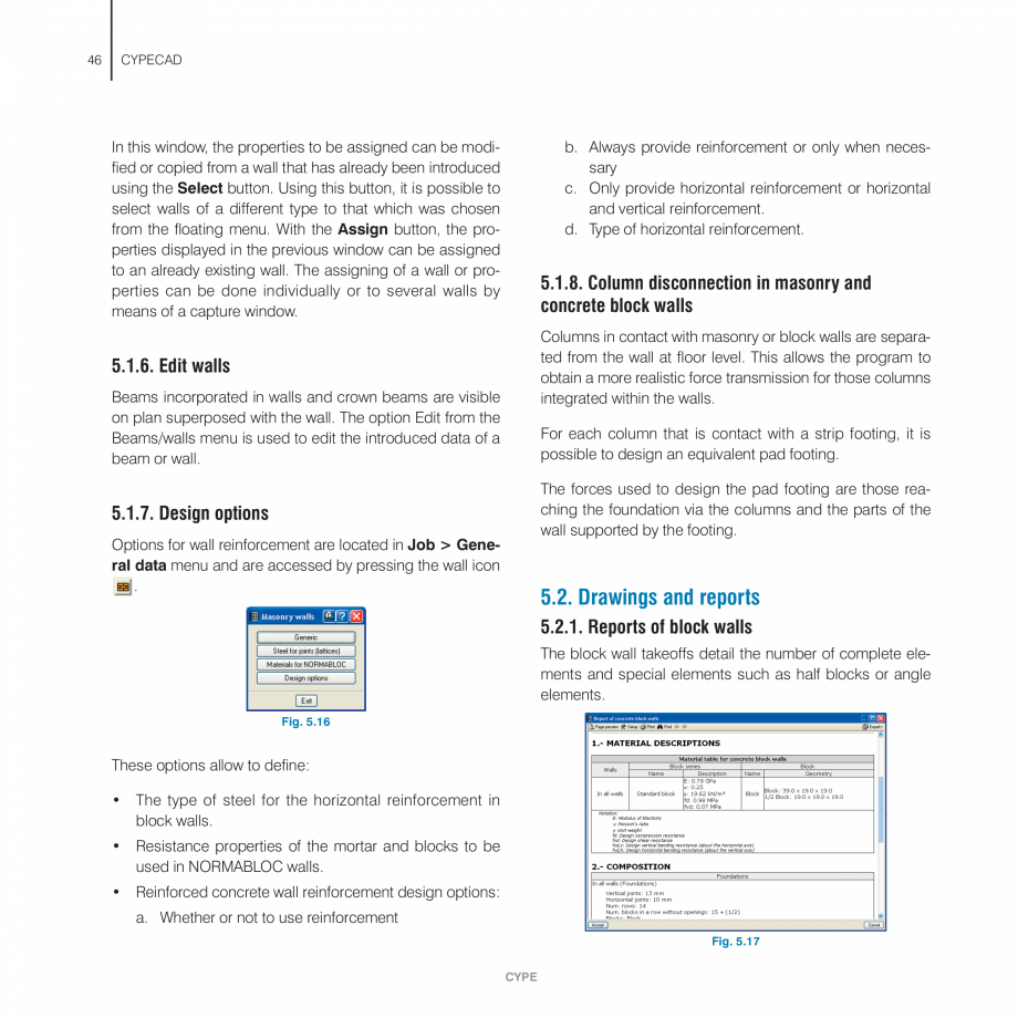 Pagina 46-Manual de utilizare CYPE CYPECAD Instructiuni montaj, utilizare Engleza  The use categories are...