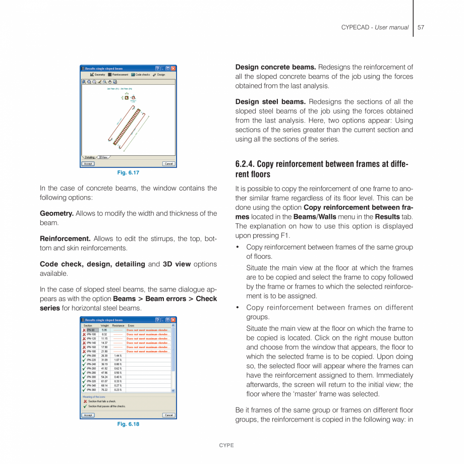 Pagina 57 - Manual de utilizare CYPE CYPECAD Instructiuni montaj, utilizare Engleza f the
new column...