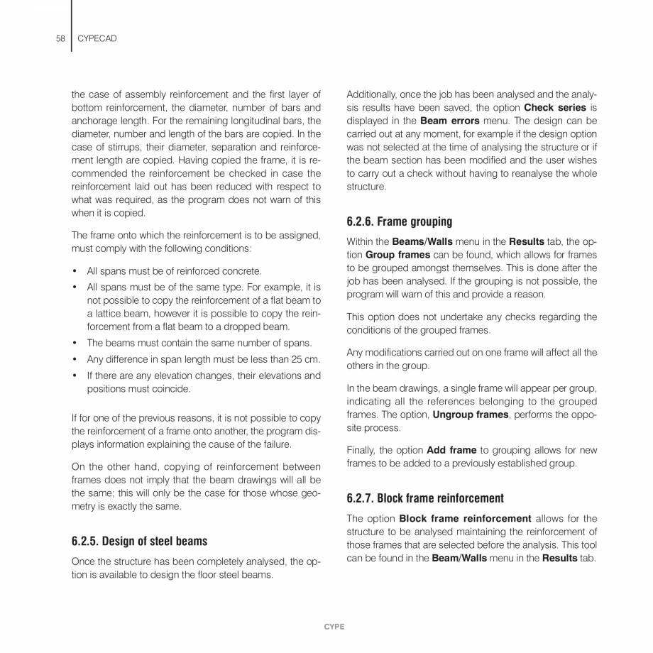 Pagina 58-Manual de utilizare CYPE CYPECAD Instructiuni montaj, utilizare Engleza of a column starting at the ...