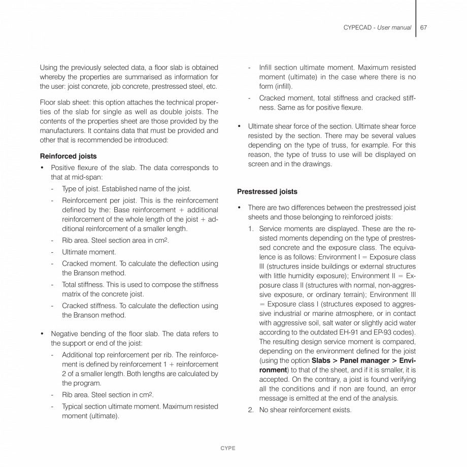 Pagina 67-Manual de utilizare CYPE CYPECAD Instructiuni montaj, utilizare Engleza igned, (manual...