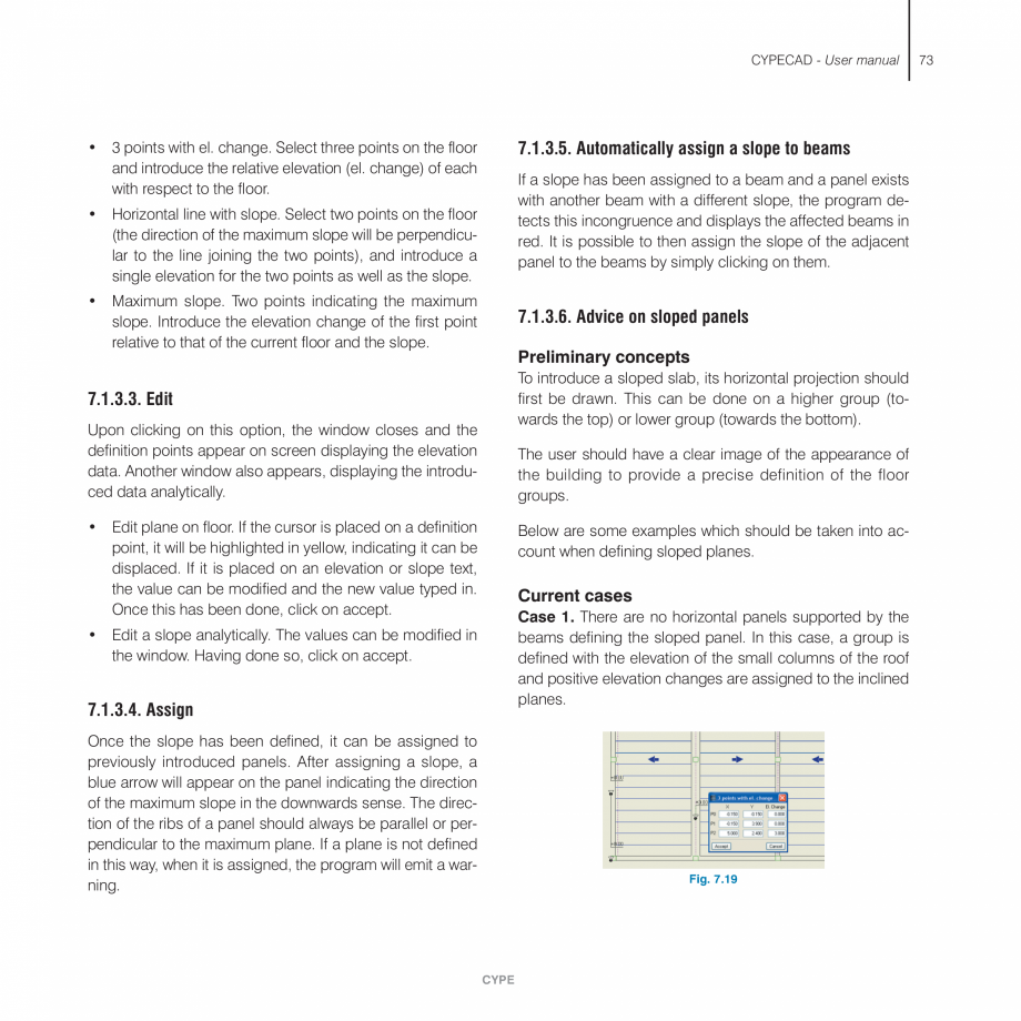 Pagina 73-Manual de utilizare CYPE CYPECAD Instructiuni montaj, utilizare Engleza e the With corner element...