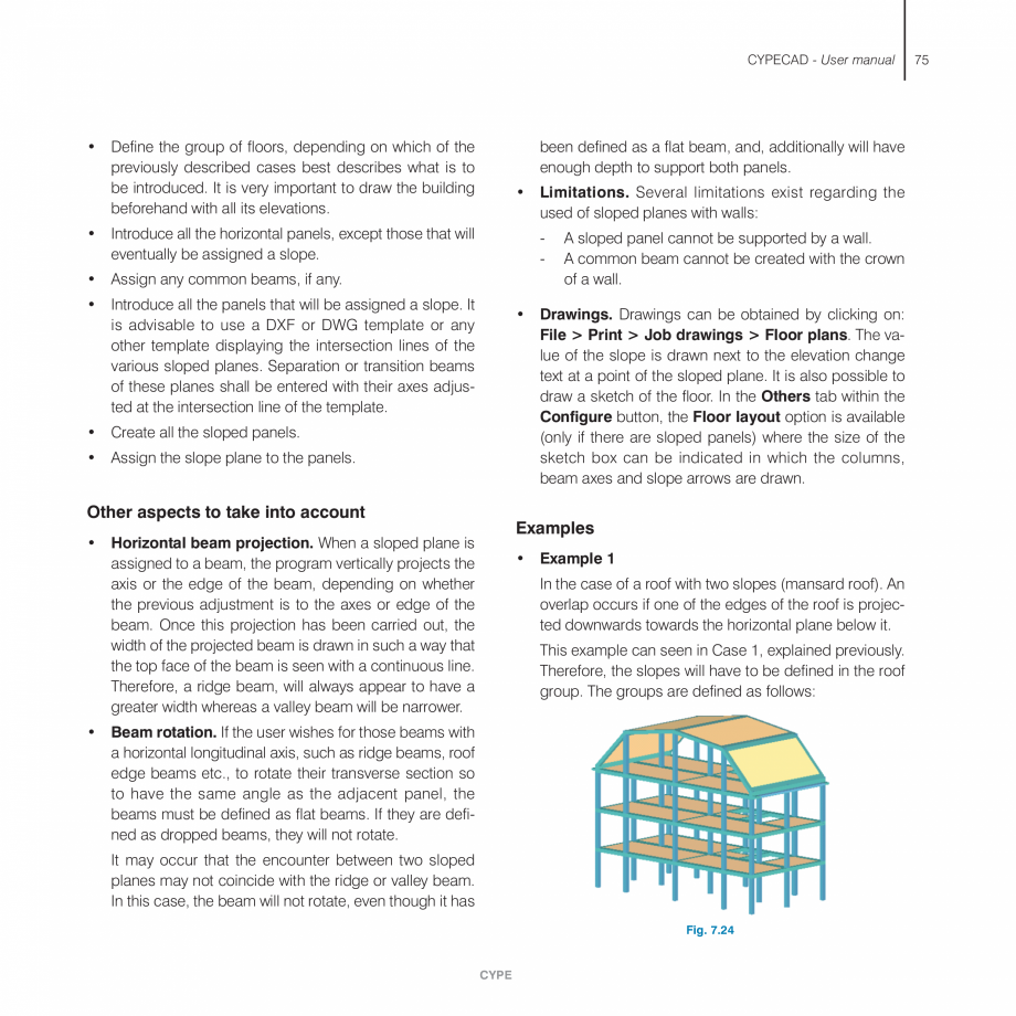 Pagina 75-Manual de utilizare CYPE CYPECAD Instructiuni montaj, utilizare Engleza 3.2. Opening reinforcement

...