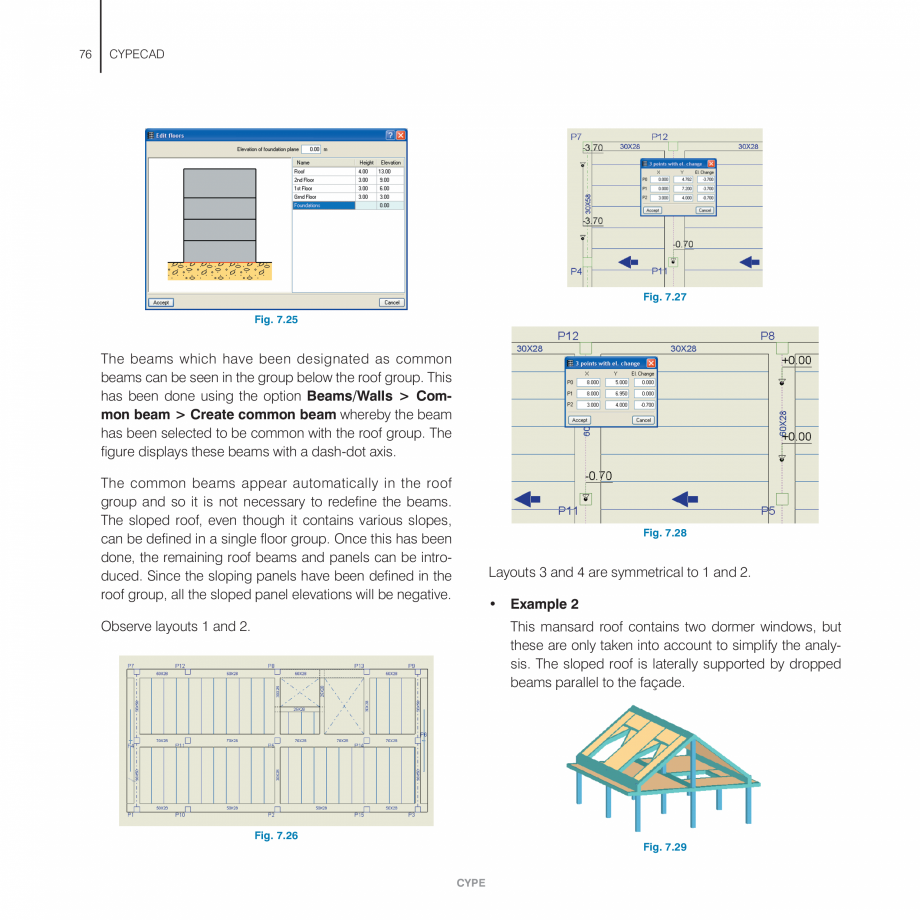 Pagina 76-Manual de utilizare CYPE CYPECAD Instructiuni montaj, utilizare Engleza sible to adjust the opening ...