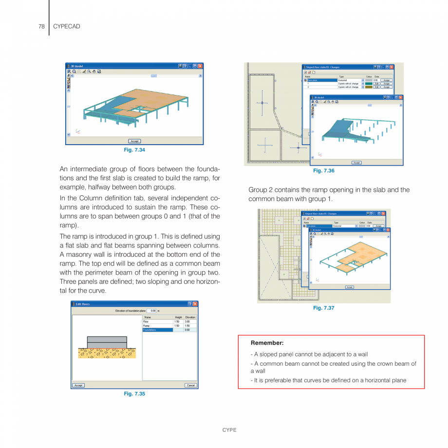 Pagina 78-Manual de utilizare CYPE CYPECAD Instructiuni montaj, utilizare Engleza tension in the beam is...