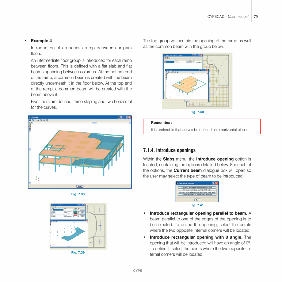 Pagina 79-Manual de utilizare CYPE CYPECAD Instructiuni montaj, utilizare Engleza ype of wall that has been...