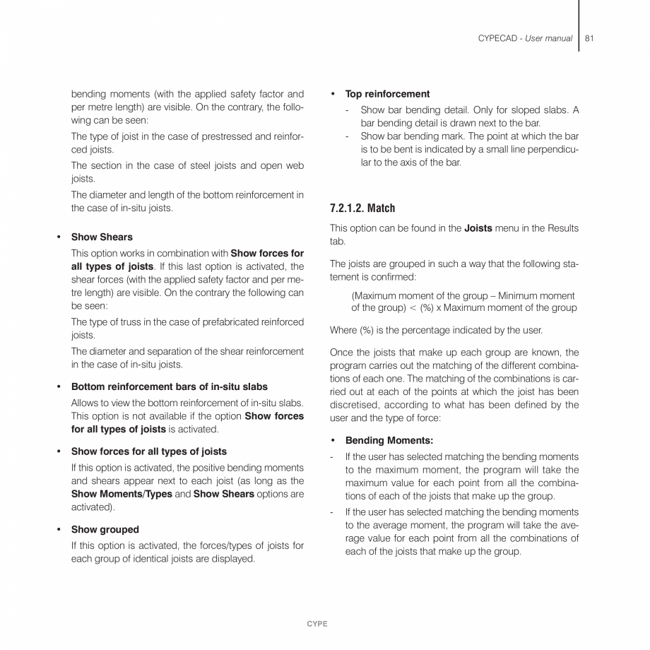 Pagina 81-Manual de utilizare CYPE CYPECAD Instructiuni montaj, utilizare Engleza ced concrete wall...