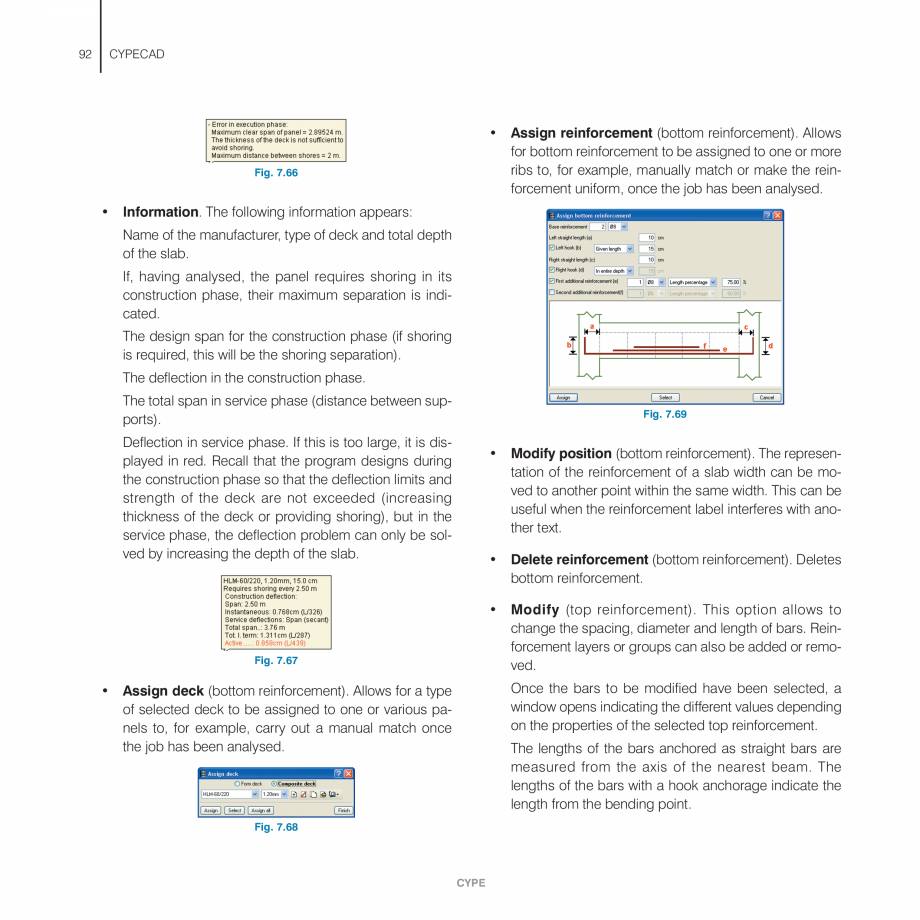 Pagina 92-Manual de utilizare CYPE CYPECAD Instructiuni montaj, utilizare Engleza t snaps available (nearest, ...