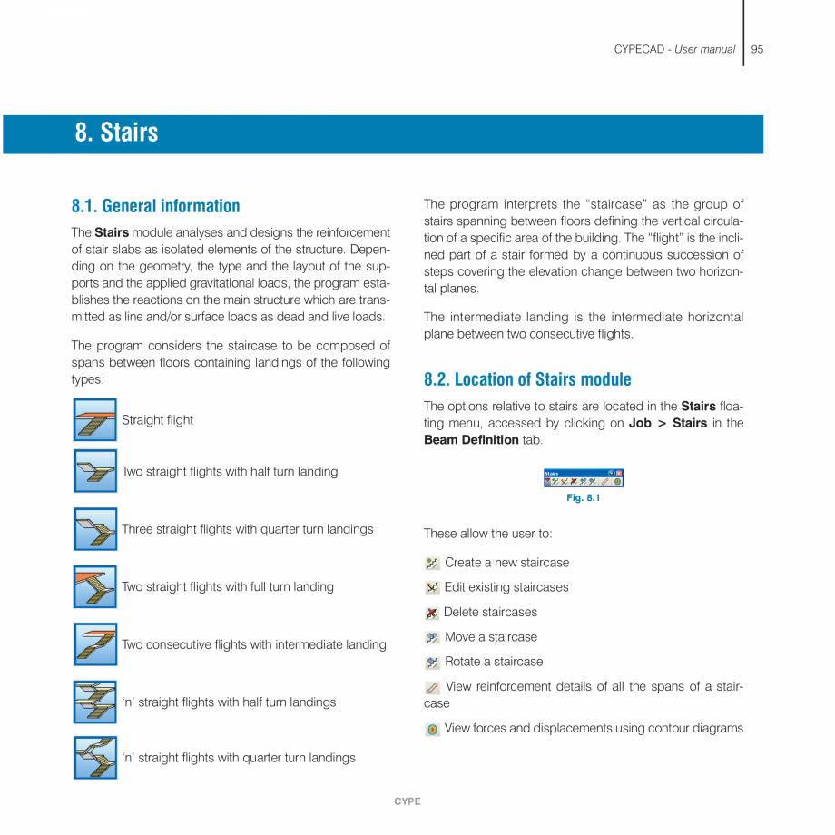 Pagina 95-Manual de utilizare CYPE CYPECAD Instructiuni montaj, utilizare Engleza ss (defined
in the code) for...