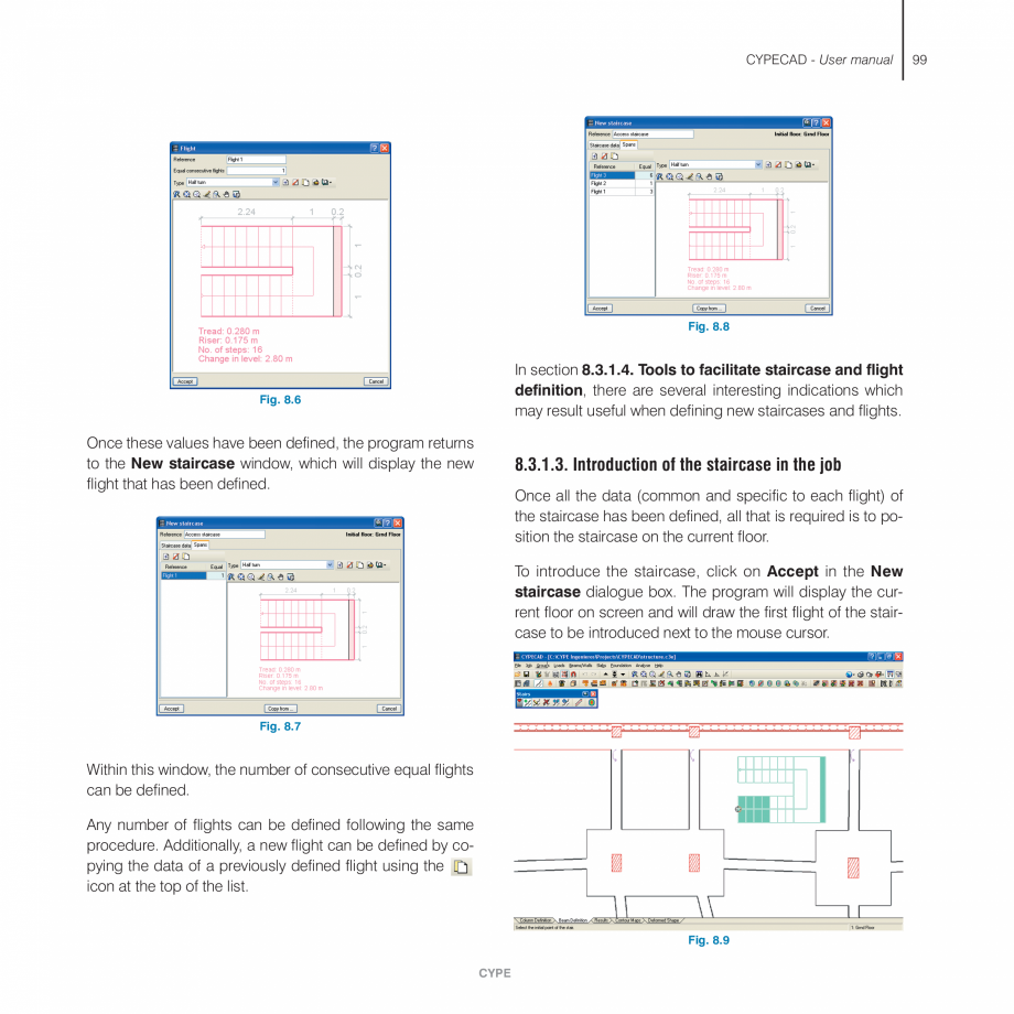 Pagina 99-Manual de utilizare CYPE CYPECAD Instructiuni montaj, utilizare Engleza he property to exist in...