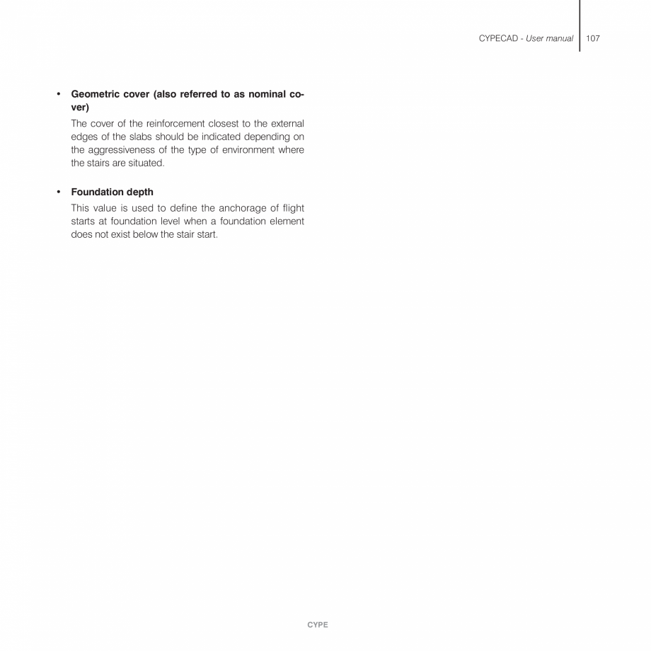 Pagina 107 - Manual de utilizare CYPE CYPECAD Instructiuni montaj, utilizare Engleza on forces,...